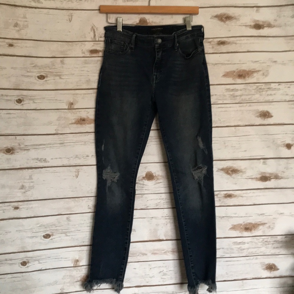 Lucky Brand • Ava denim distressed leggings jeans